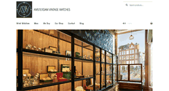 Desktop Screenshot of amsterdamvintagewatches.com